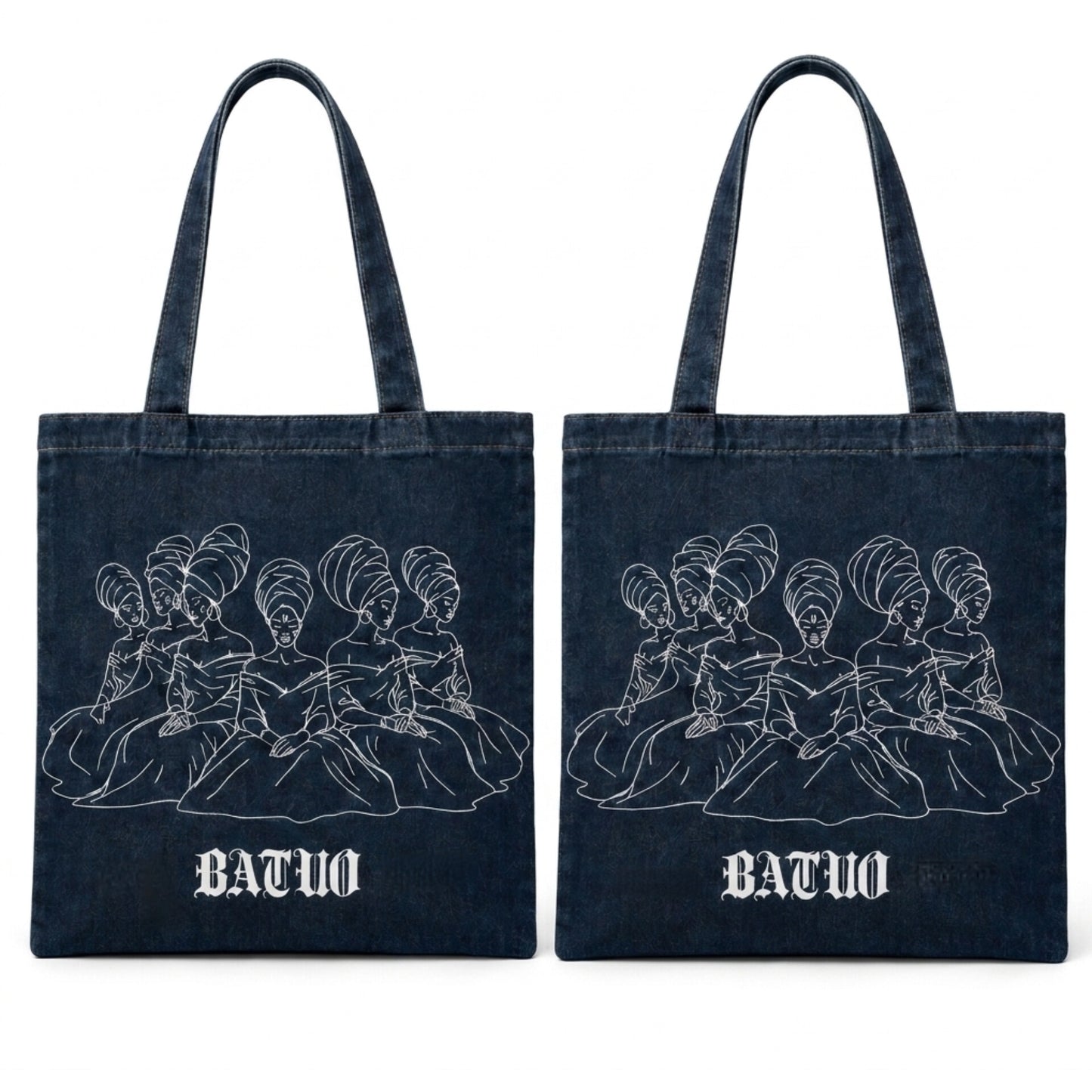 The "NSIMM" Denim Tote Bag