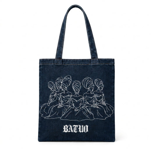 The "NSIMM" Denim Tote Bag